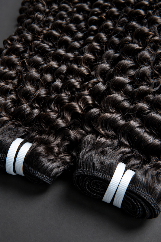 Deep curly Super double drawn Bundle 100g