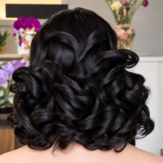 10” wavy closure Wig