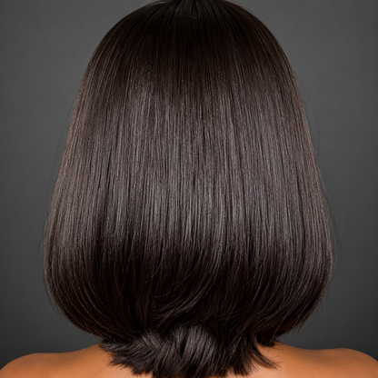 12” bob cut layer C part Wig