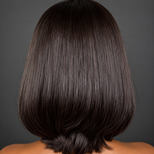 12” bob cut layer C part Wig