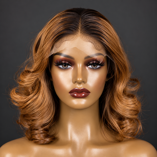 12” light brown bouncy Wig