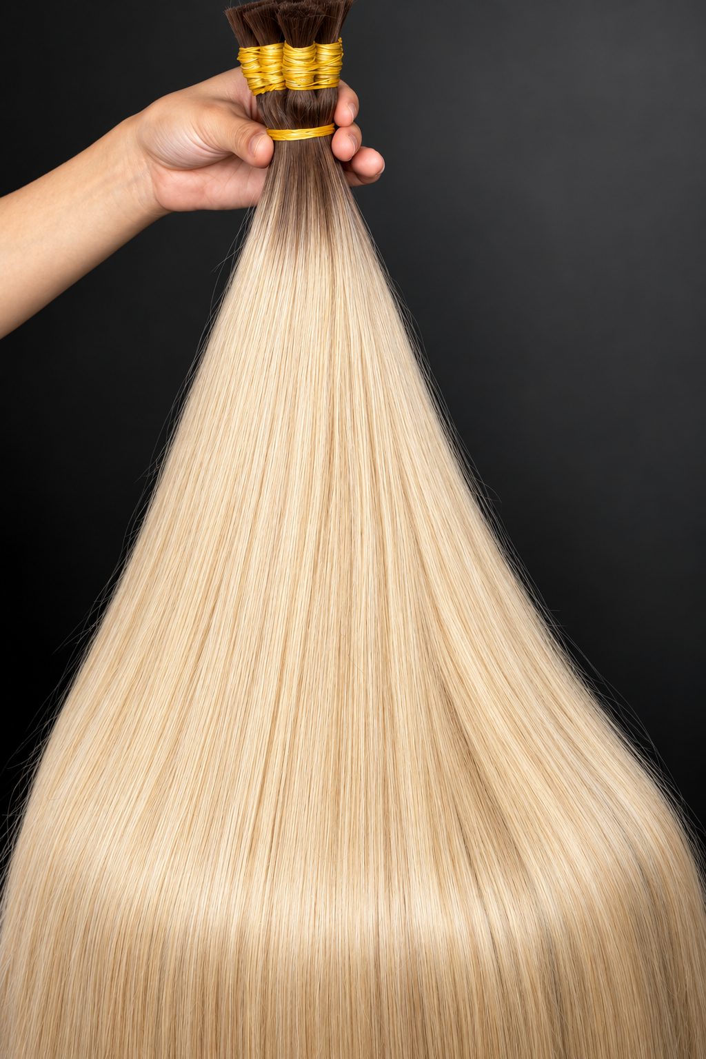 Ash blonde dark roots Bulk