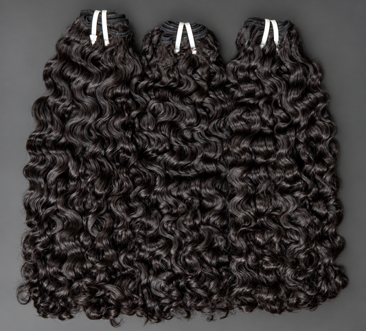 Kinky Eurasian Curly Super double drawn Bundle 100g