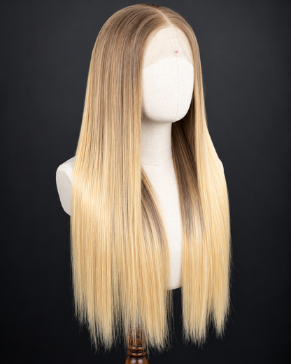26” mixed length blonde frontal 13×6 Wig