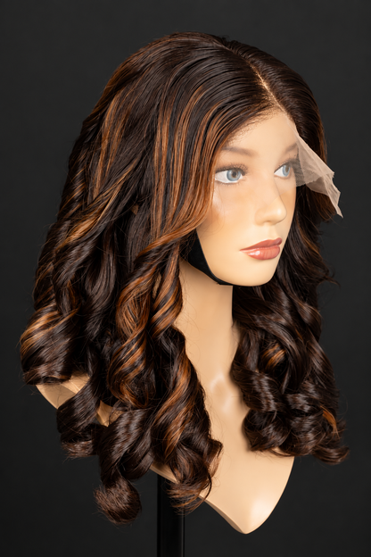 16” piano bouncy Wig