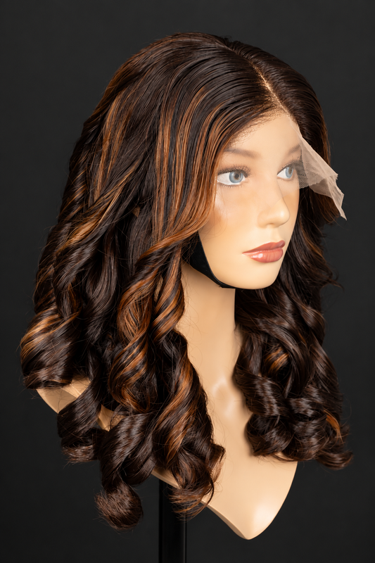 16” piano bouncy Wig