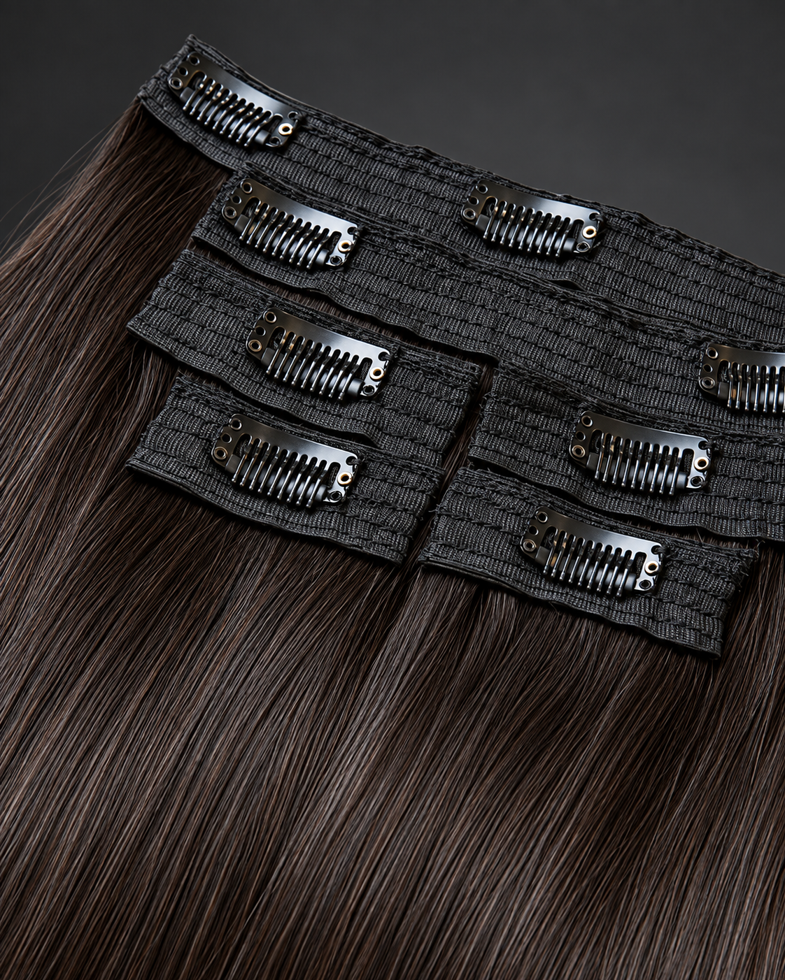 Bone straight Clip-in Hair Extensions