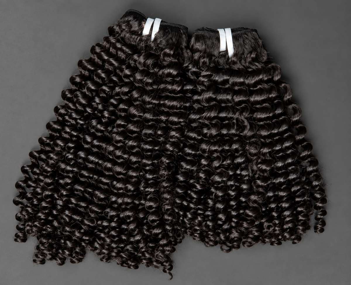 Deep curly Super double drawn Bundle 100g