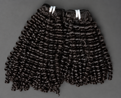 Deep curly Super double drawn Bundle 100g