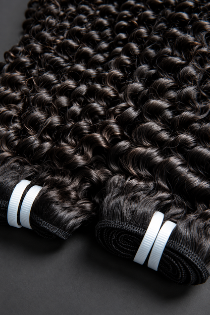 Deep curly Super double drawn Bundle 100g