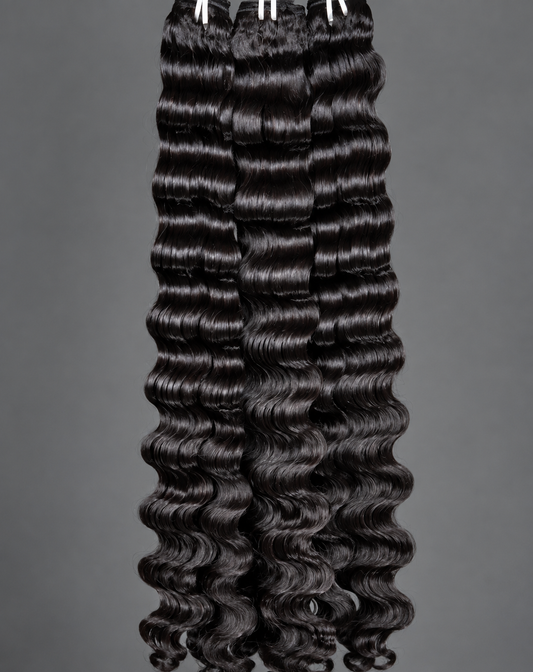Deep ocean wavy Super double drawn bundle (100g)