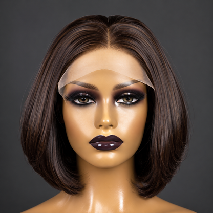 10” layer cut silkbase Wig