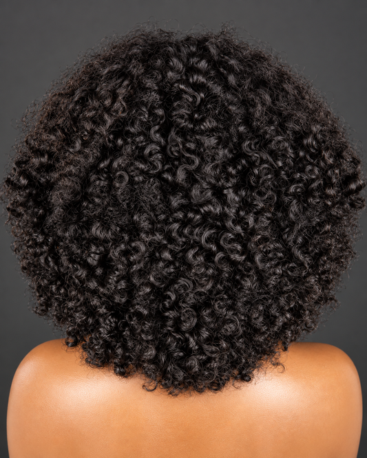 10” kinky curly fringe NO CLOSURE Wig